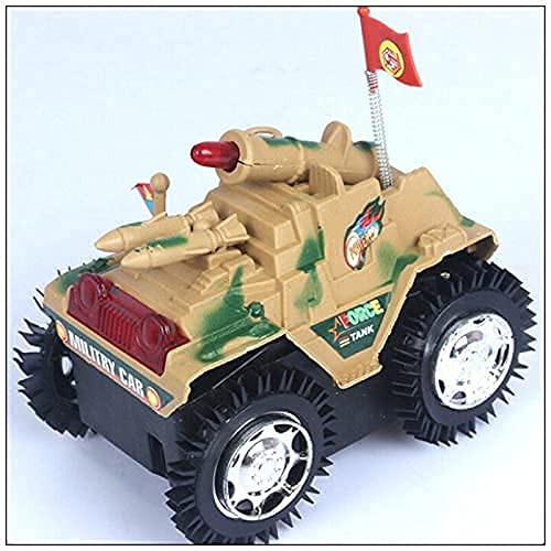 Stuard Tumbling Military Tank Toy with Sound and Flash Light Toy for Kids Boy stuard.in