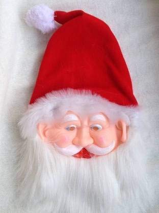 Stuard Santa Claus rubber with attached cap mask xmas Christmas party item mask stuard.in