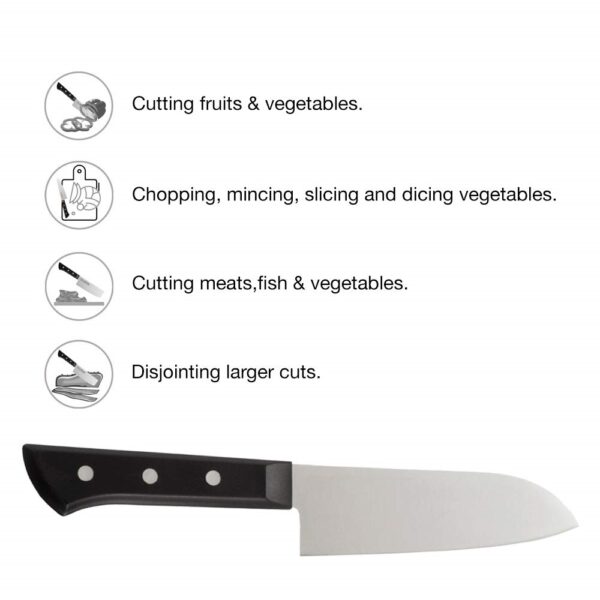 Stuard Gift Box Knife,7 Inch. Blade, Black, Stainless Steel Chef/Kitchen Knife from www.stuard.in