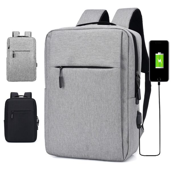 Stuard Laptop Bag for Men and Women stuard.in Anti theft laptop bag with usb charging port,waterproof,Grey